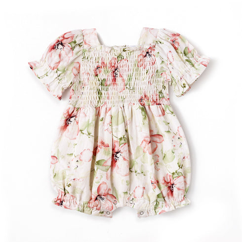 blush-bouquet-smocked-bodice-puff-sleeve-baby-girl-romper-sophias-styleRompers-1