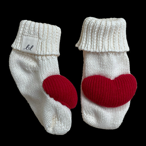 luna-luca-heart-booties Luna+Luca Baby - Sophia's Style-1