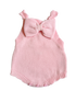 Oversized Bow Romper - Powder Pink