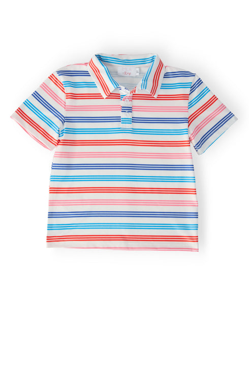 boys-red-white-stripe-s-s-polo-sophias-styleBoys Polo - S/S-1