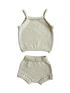 Braided Tank + Bloomers Set - Natural