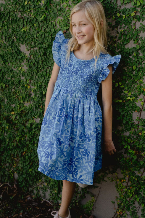 girls-olive-dress Briton Court - Sophia's Style-2