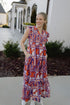 tiger-game-day-maxi-dress-orange-purple Briton Court - Sophia's StyleDress-1