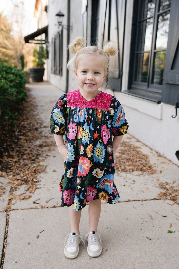 girls-alice-dress-black-cosmic-final-sale Briton Court - Sophia's StyleDresses-1