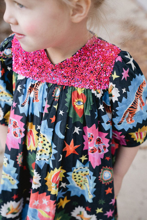 girls-alice-dress-black-cosmic-final-sale Briton Court - Sophia's Style-2