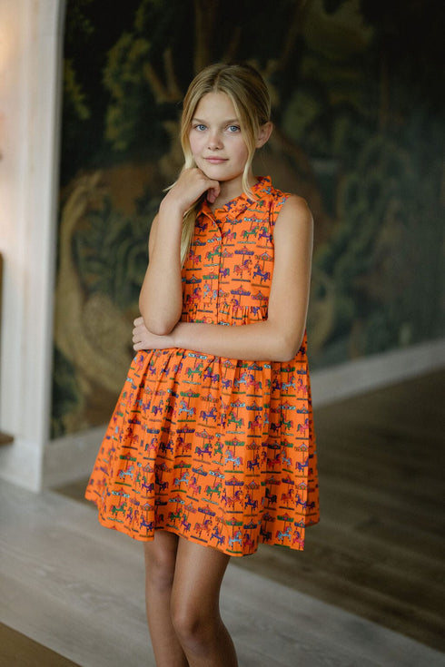 girls-rachel-dress-vibrant-orange Briton Court - Sophia's Style-2