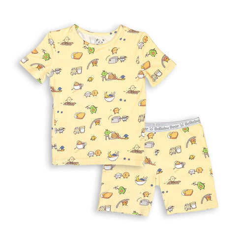 love-you-brunches-bamboo-kids-pajama-short-set-bellabu-bear - Sophia's Style -4