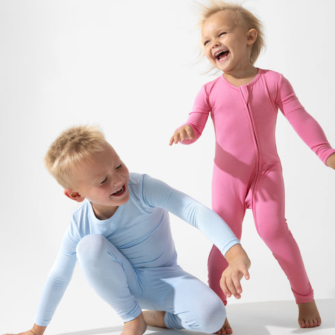 sky-blue-bamboo-kids-pajamas-bellabu-bear - Sophia's Style -2