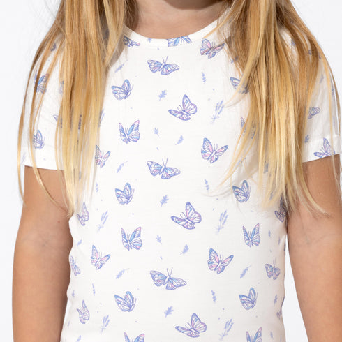 butterfly-bamboo-kids-pajama-short-set-bellabu-bear - Sophia's Style -2