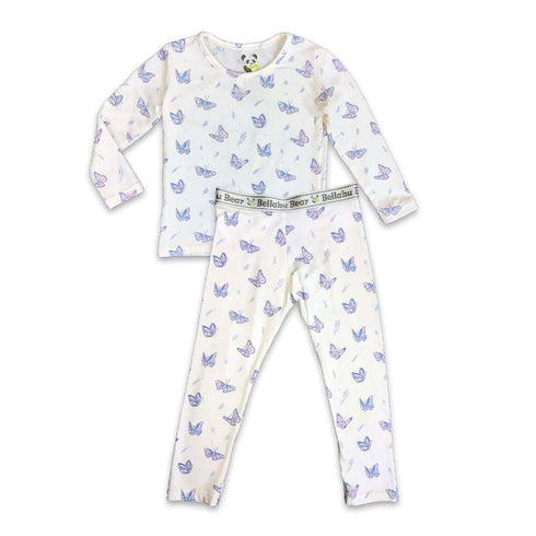 butterfly-bamboo-kids-pajamas-bellabu-bear - Sophia's Style -6