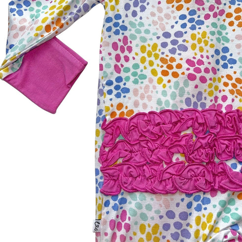 korrie-dots-bamboo-ruffle-convertible-footie- at Sophia's Style-7
