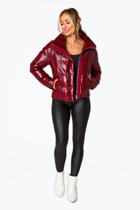 addison-puffer-jacket-red-snake Buddy Love - Sophia's Style--Red Snake-M-2