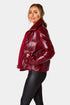 addison-puffer-jacket-red-snake Buddy Love - Sophia's Style-Addison Puffer Jacket - Red Snake-Red Snake-S-1