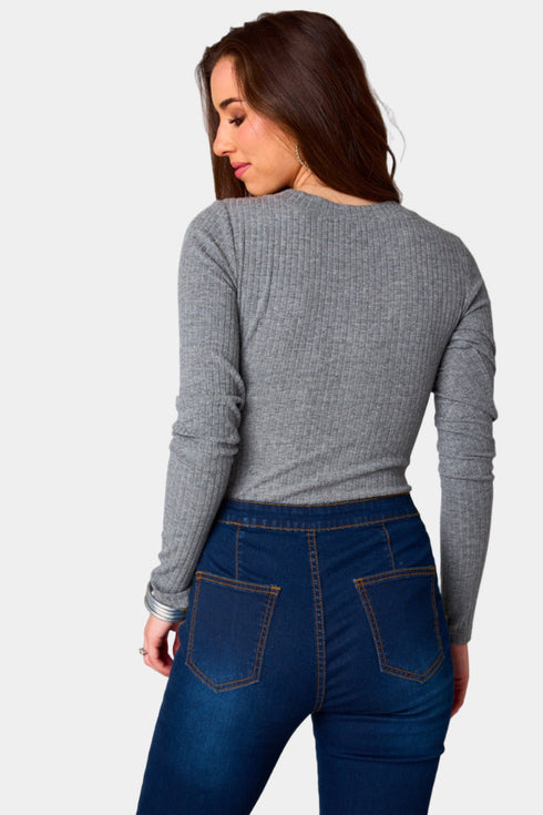 holly-long-sleeve-button-up-bodysuit-grey Buddy Love - Sophia's Style----5