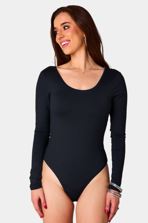 benny-long-sleeve-scoop-neck-bodysuit-panther Buddy Love - Sophia's Style----5