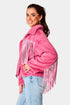 skylar-fringe-faux-fur-jacket-hot-pink Buddy Love - Sophia's Style--Pink-M-2