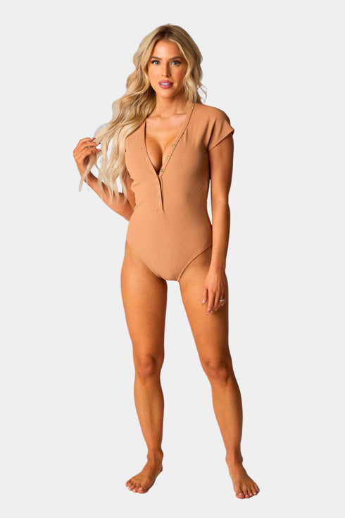 mona-short-sleeve-one-piece-swimsuit-sand Buddy Love - Sophia's Style--Tan-XL-4