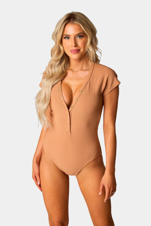 mona-short-sleeve-one-piece-swimsuit-sand Buddy Love - Sophia's Style--Tan-M-2