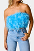 fancy-strapless-feather-crop-top-azure-blue Buddy Love - Sophia's Style--Azure Feather-S-2