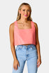 manning-vegan-leather-cropped-tank-top-coral Buddy Love - Sophia's Style--Coral-L-4