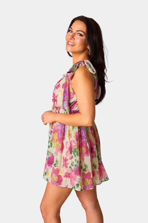 melanie-tie-shoulder-mini-dress-raspberry-rose Buddy Love - Sophia's Style--Pink-M-3