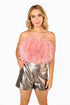 fancy-strapless-feather-crop-top-rose-gold Buddy Love - Sophia's Style--Rose Gold Feather-S-2