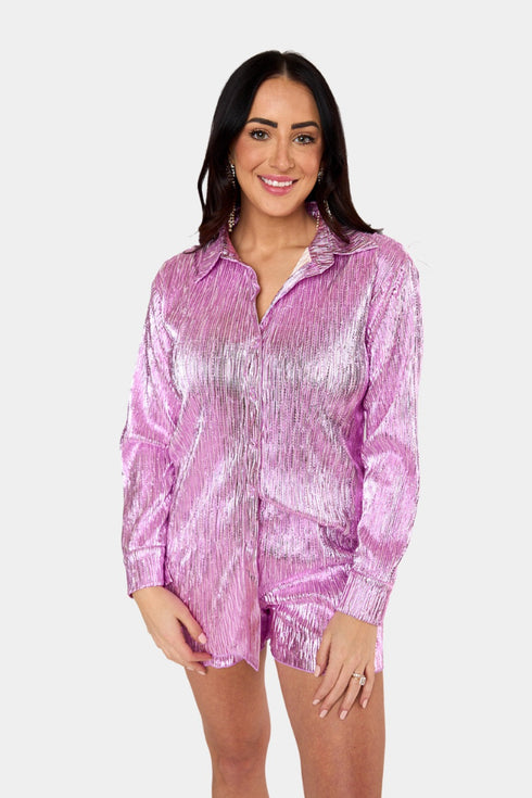 veronica-textured-outfit-set-fuchsia Buddy Love - Sophia's Style--Pink-S-2