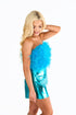 fancy-strapless-feather-crop-top-turquoise Buddy Love - Sophia's Style--Turquoise Feather-S-2