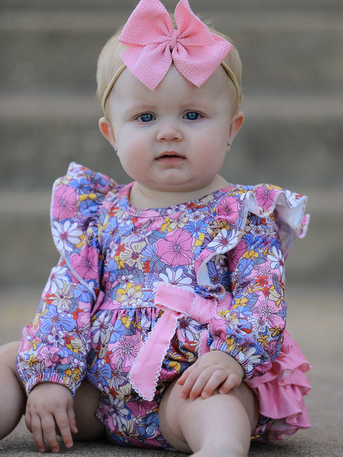 fall-vintage-floral-print-girls-long-sleeve-romper-sophias-style-2