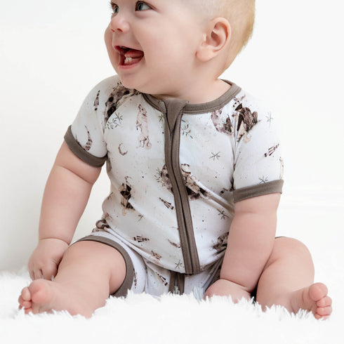 celestie-bestie-short-sleeve-romper Big Dreams Little Jammie Session Sophia's Style-2