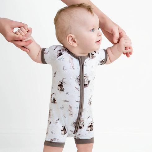 celestie-bestie-short-sleeve-romper Big Dreams Little Jammie Session Sophia's Style-5