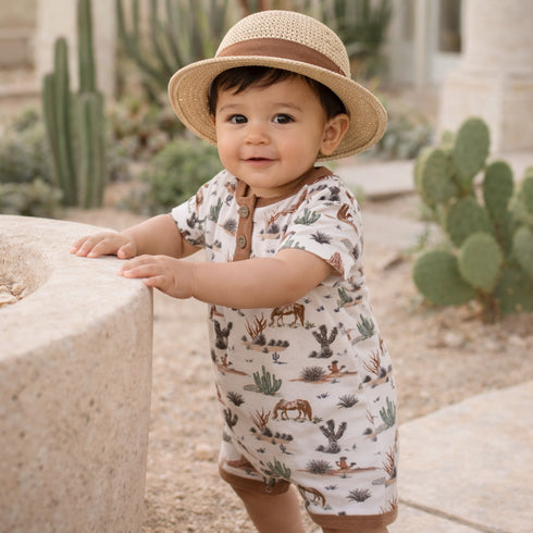 baby-boy-shorty-romper-bamboo-cactus-trails-henley-outfit-sophias-styleRompers - Shorty-1