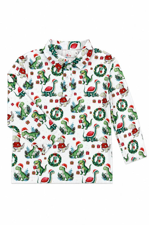 santa-saurus-l-s-polo-mila-rose-sophias-styleBoys Polo - L/S-1