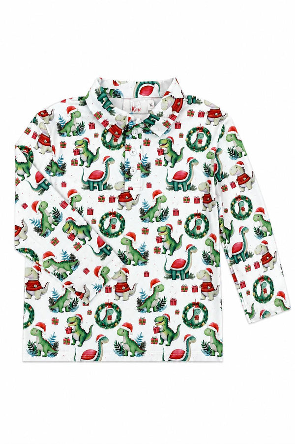 santa-saurus-l-s-polo-mila-rose-sophias-styleBoys Polo - L/S-1