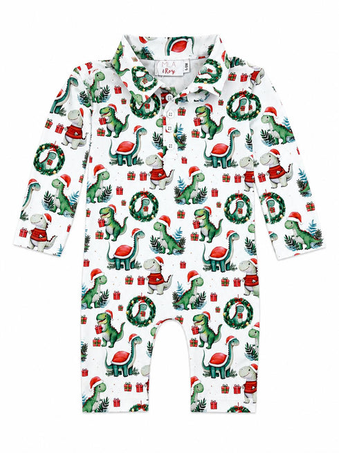 santa-saurus-l-s-polo-one-piece-mila-rose-sophias-styleOne-Piece - L/S Polo-1