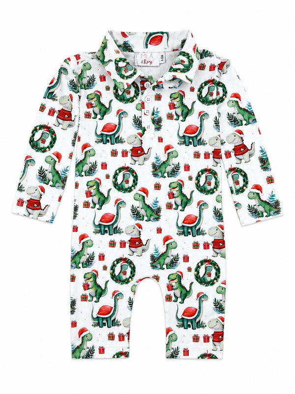 santa-saurus-l-s-polo-one-piece-mila-rose-sophias-styleOne-Piece - L/S Polo-1