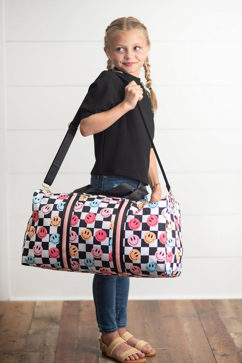 girls-checkered-dance-bag-travel-bag-duffel-bag-oopsie-daisy-sophias-style-2