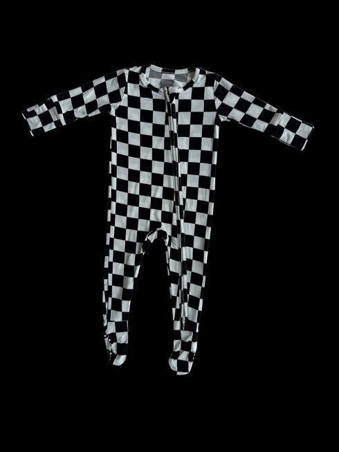 checkered-bamboo-jumpsuit Luna and Luca - Sophia's Style-2