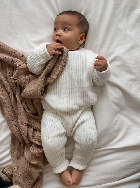chunky-rib-leggings-white Luna and Luca Newborn Baby Clothes