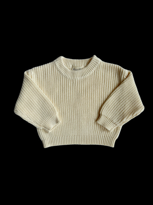 chunky-knit-sweater-cream Luna and Luca - Sophia's Style-2