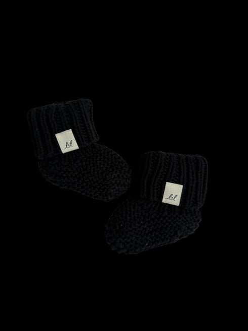 chunky-knit-booties-midnight Luna and Luca - Sophia's Style-2