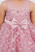 Girls Illusion Princess Top 3D Flower High Low Skirt Flower Girl Dress 2-12
