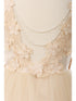 Girls Multi Color Lace 3D Flowers Pearl Trim Tulle Special Occasion Dress 2-16 - SophiasStyle.com