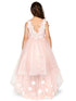 Girls Multi Color Lace 3D Flowers Pearl Trim Tulle Special Occasion Dress 2-16 - SophiasStyle.com