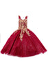 Bliss Multi-Color Metallic 3D Butterflies Glitter Tulle Pageant Princess Dress Gown 2-16 - SophiasStyle.com