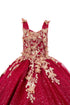 Bliss Multi-Color Metallic 3D Butterflies Glitter Tulle Pageant Princess Dress Gown 2-16 - SophiasStyle.com