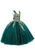 Bliss Multi-Color Metallic 3D Butterflies Glitter Tulle Pageant Princess Dress Gown 2-16 - SophiasStyle.com