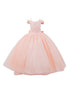 Girls Multi Color Bliss Mini Quince Off-Shoulder Tail Pageant Dress 2-16 - SophiasStyle.com