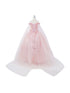 Bliss Girls Organza Butterfly Off Shoulder Party Dress with Detachable Sleeves, Sizes 2-16 - SophiasStyle.com