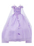Bliss Girls Organza Butterfly Off Shoulder Party Dress with Detachable Sleeves, Sizes 2-16 - SophiasStyle.com